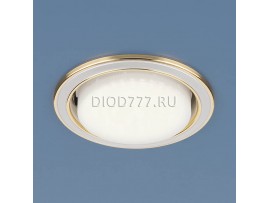 Точечный светильник 1036 GX53 WH/GD белый/золото
