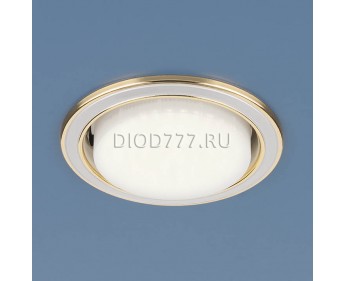 Точечный светильник 1036 GX53 WH/GD белый/золото