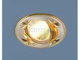 Точечный светильник 104A SS/GD сатинированное серебро / золот