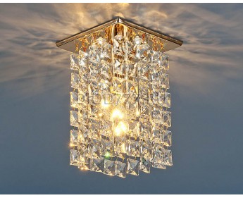 Встраиваемый потолочный светильник со светодиодной подсветкой 207 LED GD/Clear (золото / прозрачный)