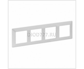 Legrand Valena Life Рамка "Жемчуг" 4-постовая универсальная