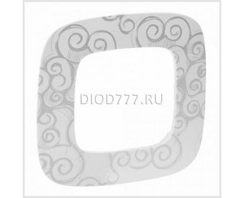Legrand Valena Allure Рамка "Нарцисс хром" 1-постовая универсальная