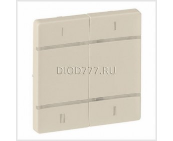 Legrand Valena Life MyHome Play Zigbee Лицевая панель для 4-сценарного радиоуправляющего устройства Слоновая кость