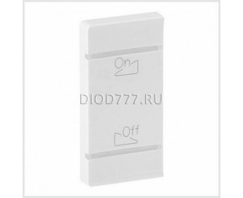 Legrand Valena Life MyHome Лицевая панель для механизмов BUS/SCS С символом "Освещение-звук" 1 модуль Установка слева Белая