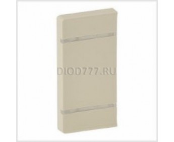 Legrand Valena Life MyHome Лицевая панель для механизмов BUS/SCS Без маркировки 1 модуль Установка слева или справа Слоновая кость