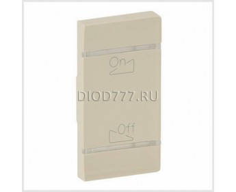 Legrand Valena Life MyHome Лицевая панель для механизмов BUS/SCS С символом "Освещение-звук" 1 модуль Установка справа Слоновая кость