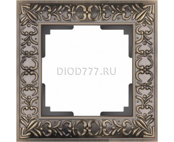 WL07-Frame-01 / Рамка на 1 пост (бронза)