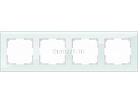 WL01-Frame-04 / Рамка на 4 поста (натуральное стекло)