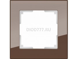 WL01-Frame-01 / Рамка на 1 пост (мокко)