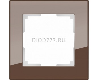 WL01-Frame-01 / Рамка на 1 пост (мокко)