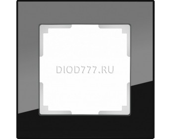 WL01-Frame-01 / Рамка на 1 пост (черный)